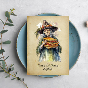 Funny Witch Card