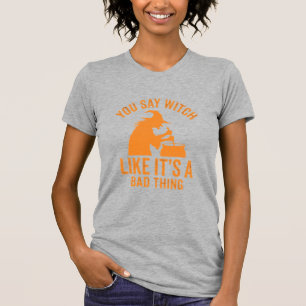 Funny Witch Cauldron Halloween T-Shirt