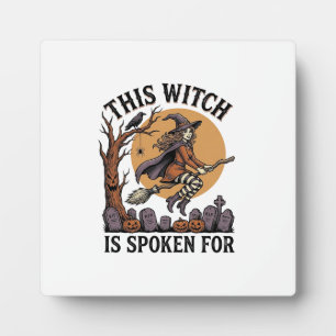 Funny Witch Shirt Haunted Graveyard Vintage Engrav Plaque