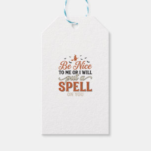 Funny Witch Spell Quote Halloween Vector Design_1 Gift Tags
