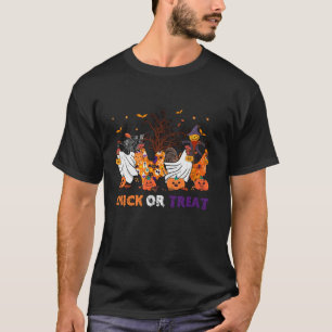 Funny Witch Spooky Chicken Halloween Costume Chick T-Shirt