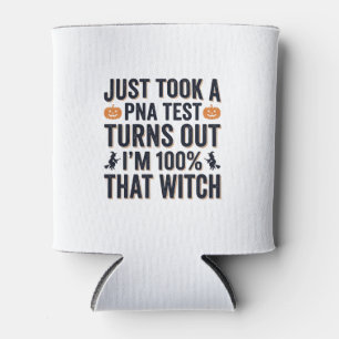 Funny Witch Test Halloween Quote Vector Design_1 Can Cooler