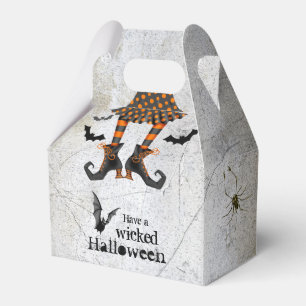 Funny Witches Legs Wicked Halloween Favour Box