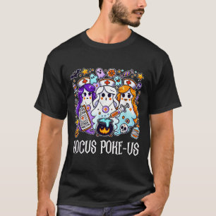 Funny Witches Nurse Spooky Nurse Witch Halloween N T-Shirt