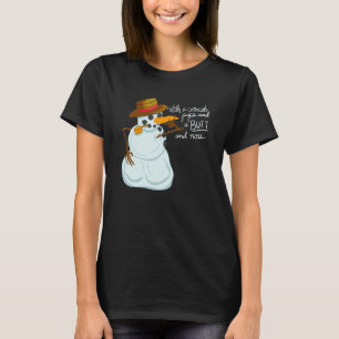 Funny with a corncob pipe and a butt and nose Quot T-Shirt