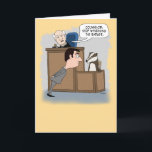 Funny Witnessing the Badger Birthday Card<br><div class="desc">This funny birthday card puts a spin on the courtroom trope of a judge telling a lawyer to stop badgering the witness. ©2015 Chuck Ingwersen</div>