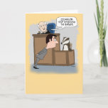 Funny Witnessing the Badger Birthday Card<br><div class="desc">This funny birthday card puts a spin on the courtroom trope of a judge telling a lawyer to stop badgering the witness. ©2015 Chuck Ingwersen</div>