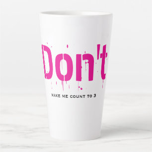 Funny Witty Clever Cool Minimalist Latte Mug