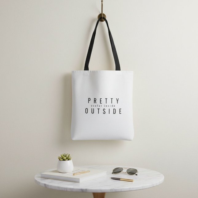  Funny witty silly sarcasm humour Tote Bag (Creator Uploaded)