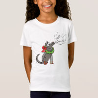 Funny Wolf Christmas Happy Howlidays Holiday