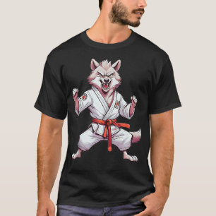 Funny Wolf Kung Fu Karate Judo Taekwondo Martial A T-Shirt