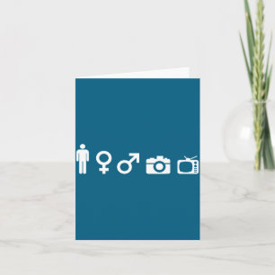 Funny Woman Trump Saying Cognitive Test Camera Card