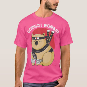 Funny Wombat Ninja Combat Wombat T-Shirt