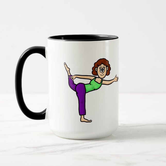 Funny Women Yoga Mug (Left)