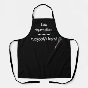 Funny womens aprons quotes typography