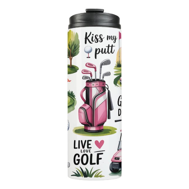 Funny Women's Golf Thermal Tumbler (Front)