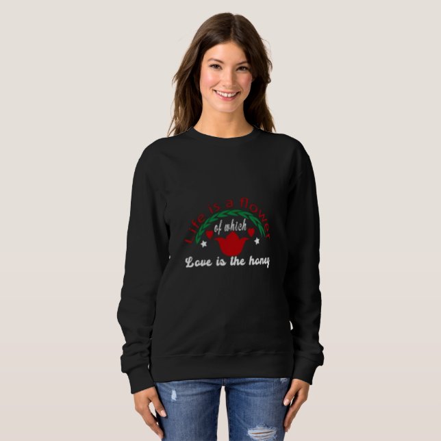 Funny Women's Relationship Graphic Sweatshirt  (Front Full)