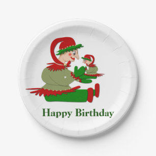 Funny wooden play figures,Personalised kids Paper Plate