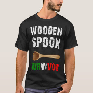 Funny Wooden Spoon Survivor Awesome T-Shirt