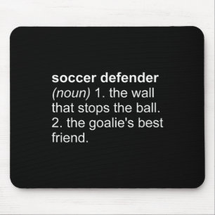 Funny Word Definition Soccer Defence Vocabulary  Mouse Pad