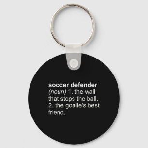 Funny Word Definition Soccer Defense Vocabulary Key Ring