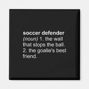 Funny Word Definition Soccer Defense Vocabulary  Magnet