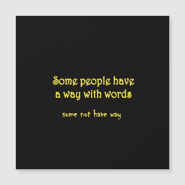Funny Wordplay: A Tale of Two Sentences (Front)