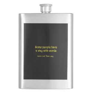 Funny Wordplay: A Tale of Two Sentences Hip Flask