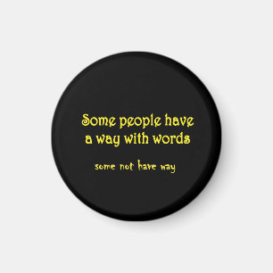 Funny Wordplay: A Tale of Two Sentences Magnet