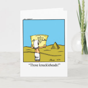 Funny Work Business Humour Greeting Card