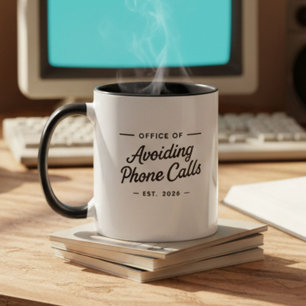 Funny Work From Home Office Humour Mug