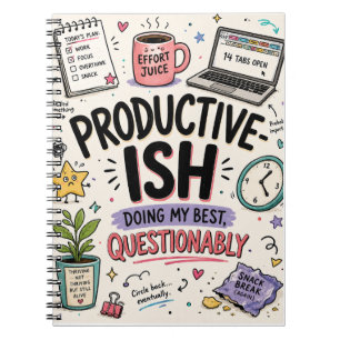 Funny Work & Overthinking Notebook