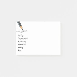 Funny Work Quote Going to Quit  Post-it Notes