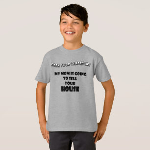 Funny Working Mum Shirt for Kids