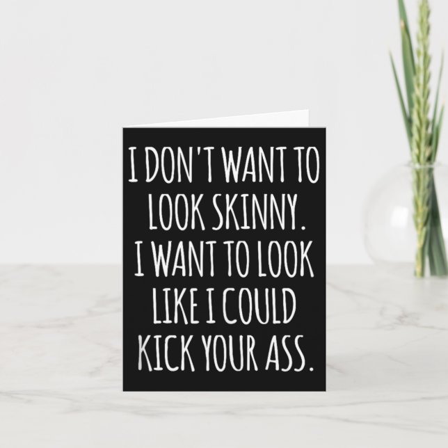 Funny Workou Card (Front)