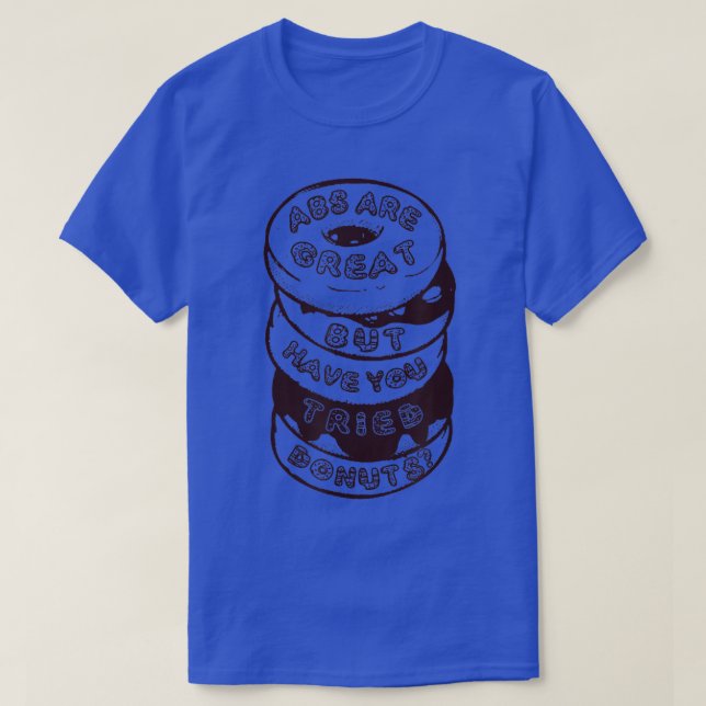 Funny Workout  Abs & Doughnuts  T-Shirt (Design Front)