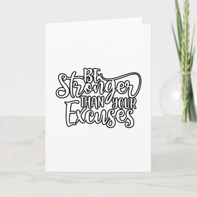 Funny Workout Card (Front)