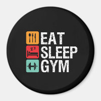 Funny Workout Fitness Exercise Eat Sleep Gym