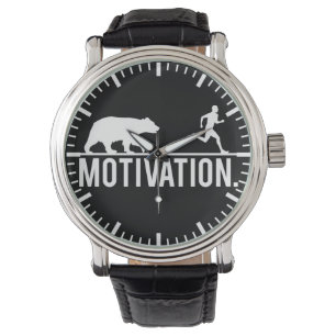 Funny Workout Motivation - Bear Chasing Jogger Watch