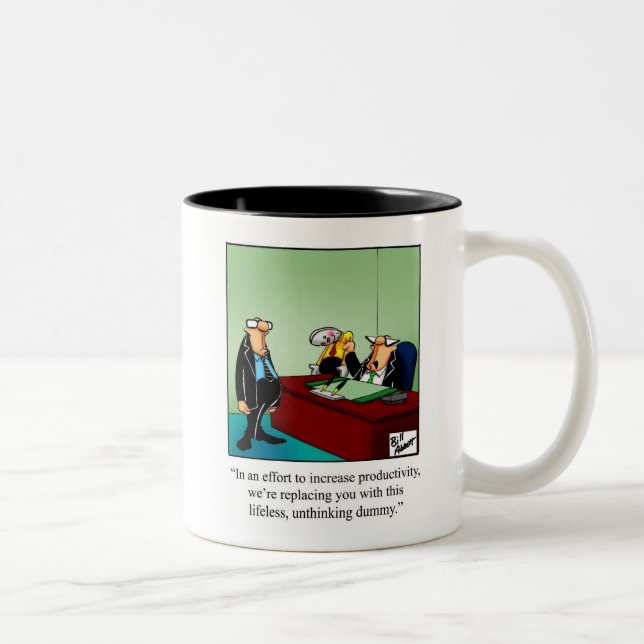 Funny Workplace Boss Humour Mug (Right)