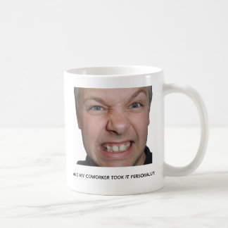 Funny Workplace Coffee Meme Mug for Coworkers