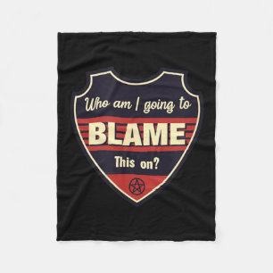Funny Workplace Humour Sarcastic Quote T-Shirt2 Fleece Blanket