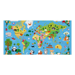 Funny World Map  Poster