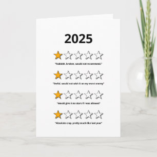 Funny Would Not Recommend Pandemic Holiday Card