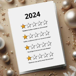 Funny Would Not Recommend Pandemic Holiday Card