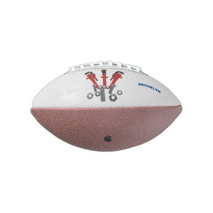 Funny wrench monster tools humour cartoon football