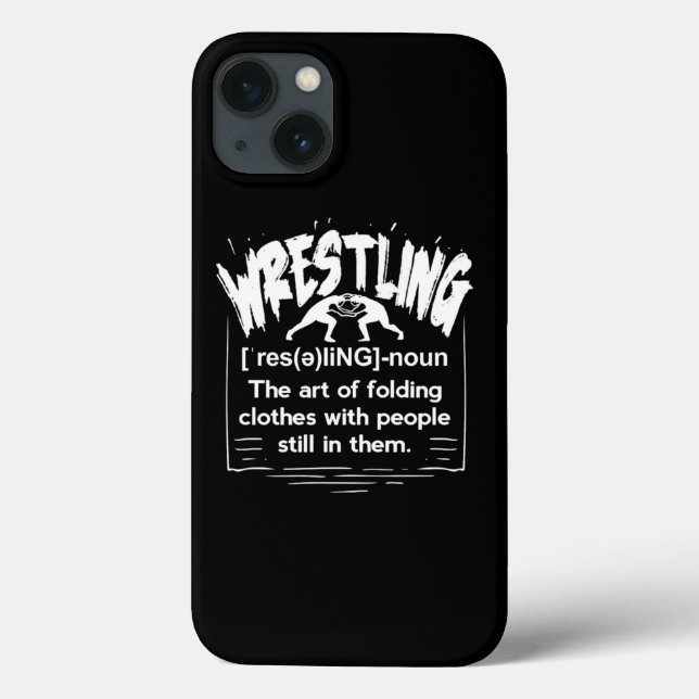 Funny Wrestling Definition Wrestler Case-Mate iPhone Case (Back)