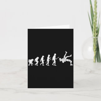 Funny Wrestling Evolution of Wrestler Martial Arts Card