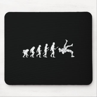 Funny Wrestling Evolution of Wrestler Martial Arts Mouse Pad