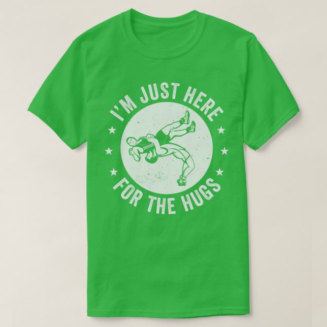 Funny Wrestling Wrestler Wrestle Design for Men T-Shirt (Design Front)